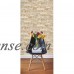 RoomMates Stuccoed Brown Brick Peel and Stick D&eacute;cor Wallpaper   550098250
